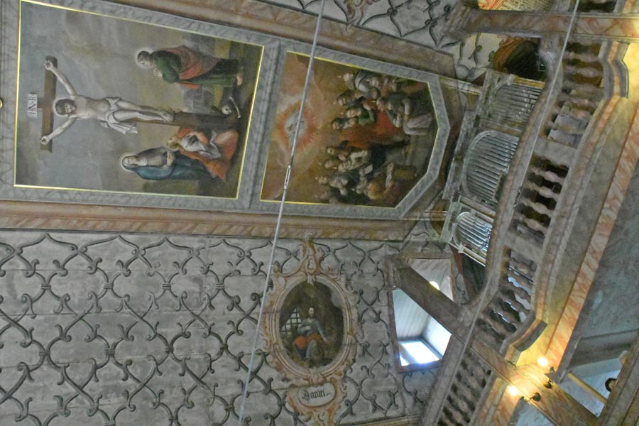 Deckenmalung, evangelisch-lutherische Kirche Seebach Deckenmalung, evangelisch-lutherische Kirche Seebach
